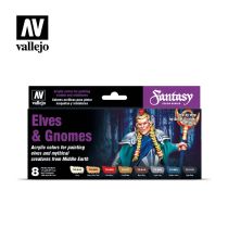 Vallejo Elves and Gnomes Fantasy Color Series - 8 kleuren - 17ml - 70242
